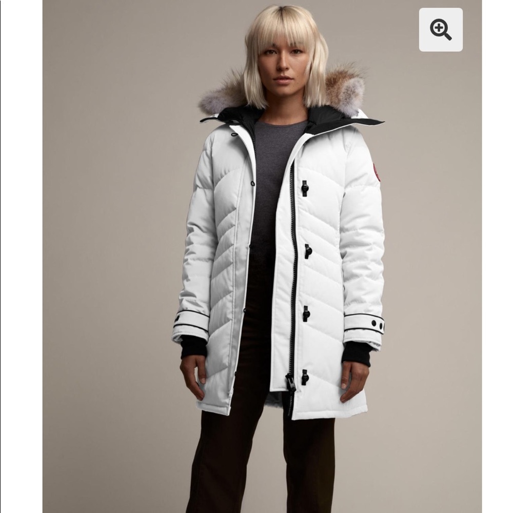 Canada Goose Lorette Hooded Down Parka w/ Fur Trim